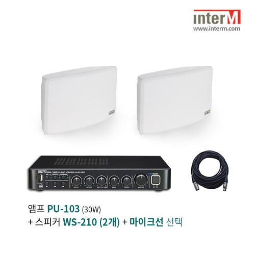 인터엠 PU-103 + IWS-210(2개) 패키지